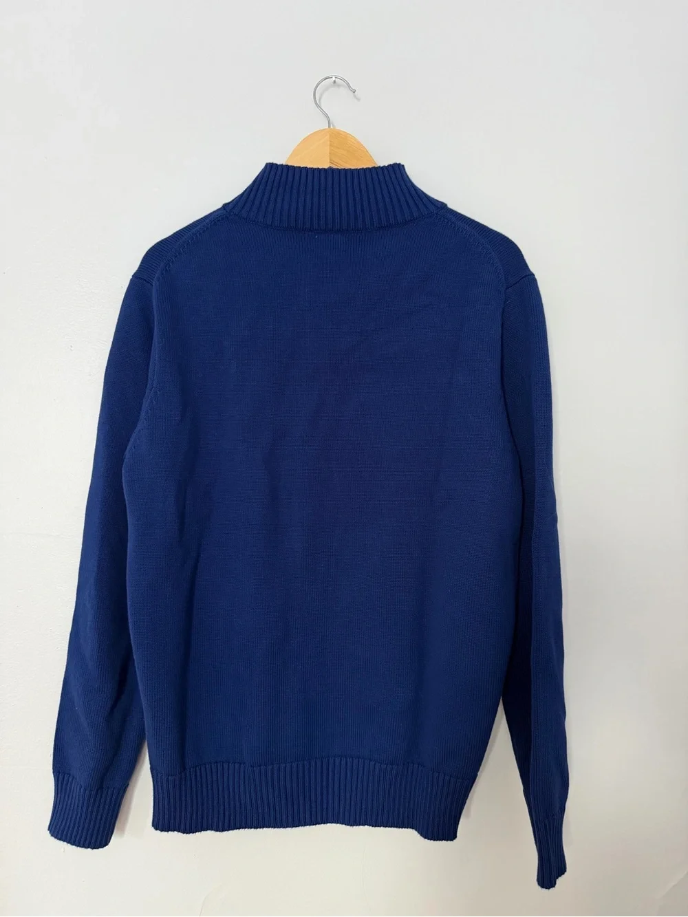 Men's J Crew Royal Blue Mock Neck Sweater